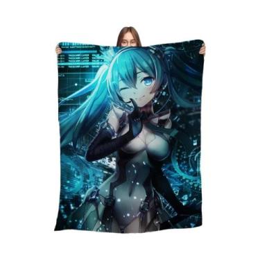 Imagem de Cobertor Macio E Quente Para Bebê, Fofo, H-Hatsune M-Miku Skicomfort, 