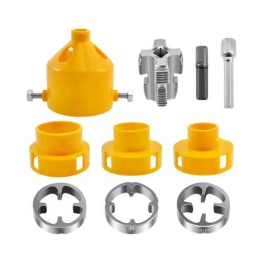 Imagem de Ferramenta Reutilizável Para Rosquear Tubos De PVC Com 3 Matrizes, Efi