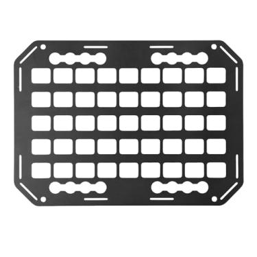 Imagem de BAFOVY Painel Molle da Cama de Caminhão, Organizador de Armazenamento de Carga de Pista L de Alumínio Com Vários Furos para Ferramentas, para Carros SUVs Captadores RVs Trailers de