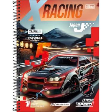 Imagem de Caderno X-Racing Universitário Espiral TILIBRA - 1M 80 Folhas (Japan)