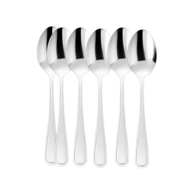 Imagem de Jogo De Talheres 6 Peças Aço Inox Colher Sopa (18CM)