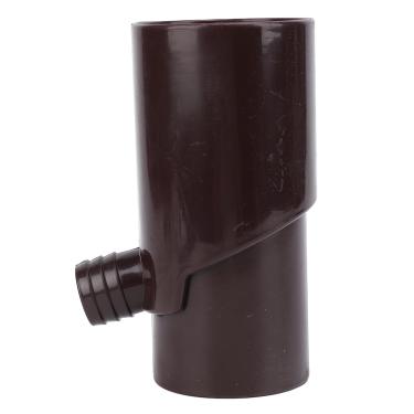 Imagem de aqxreight Desviador de água da Chuva de Coleta de água da Chuva Desviador de Calha Redondo de Plástico de 8 Cm para Irrigação e Aquário Custo Preto Nas Contas de Guarda Projetar para Desviar a