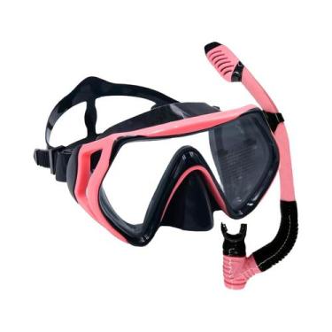 Imagem de Conjunto De Máscara De Mergulho Para Crianças Com Óculos Antiembaçante