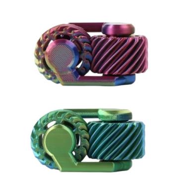 Imagem de 3D Printed Spiral Fidget Spinner Gears, Amusing Fingertip Spinning Rotating Gear Toy, Sensory Rotating Toy For Relieving Anxiety, Suitable for Among Colleagues Novel Gift Options (4)