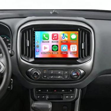 Imagem de Rádio estéreo automotivo 2+32G Android 13 para Chevrolet Colorado 2015 2016 2017, rádio com tela sensível ao toque de 9 polegadas sem fio Carplay Android Auto rádio Bluetooth Carplay GPS Navi WiFi FM