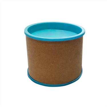 Imagem de Kit 30 Tubo Lata 6x5 Personalizar Lembrancinha Festa Decoração Tampa Plástica (Azul Bebê)