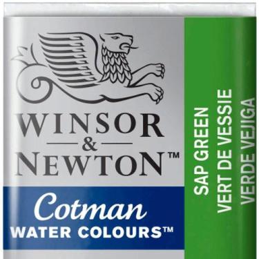 Imagem de Aquarela Winsor & Newton Cotman Pastilha 599 Sap Green - WINSOR NEWTON