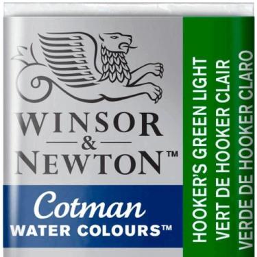 Imagem de Aquarela Winsor & Newton Cotman Pastilha 314 Hookers Green Light - WIN