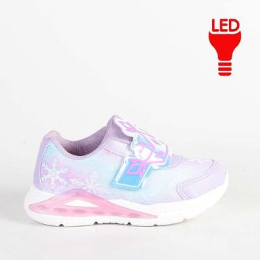 Imagem de Tênis Mini Pé Frozen Com Led Mp2410f Lilas, Lilás, Verde agua, 02, 27