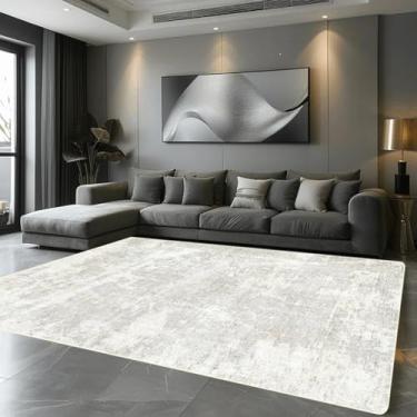 Imagem de Tapete decorativo para sala de estar, lavável, abstrato, grande, para quarto, cabeceira, tapete para corredor, sofá (160x230cm 63x90in/Flanela-7)