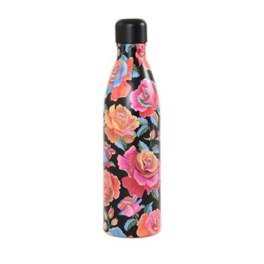 Imagem de Garrafa Farm Glub Glub Rosas Pintadas Preto 750 ML