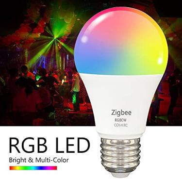 Imagem de Lâmpada LED Inteligente WiFi E27 E26 Regulável Controle por APP Voz Compatível com Alexa Home IFTTT Tmall Genie Função Timer Casa FC-TY001