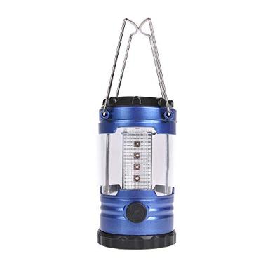 Imagem de Lanterna portátil de acampamento leve com 12 LEDs bússola e alça para pendurar caminhadas pesca emergências