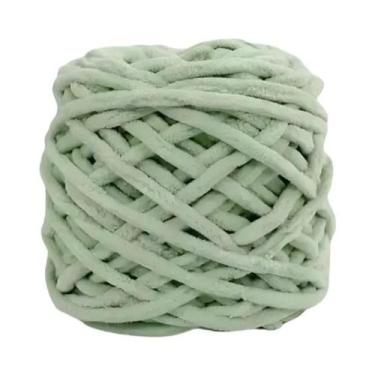 Imagem de Linha De Tricô Chenille Macia 4PCS 400g Algodão Linha De Gelo DIY Lã P