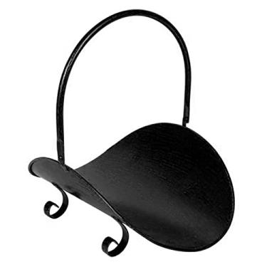 Imagem de Rack de lenha interno com alça – galpão de madeira durável e suporte de armazenamento de troncos para lareira, fogueiras de quintal e uso externo - Solução que economiza espaço para organização de