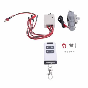 Imagem de Generic Guincho de Metal para Carro Crawler Rc, Visual Elegante 1/10 Rc, Artesanato Requintado Com Controle Remoto para Carro 4 D90 D110 (Cor Ti)