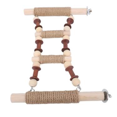 Imagem de Diydeg Acessórios para Gaiola de Pássaros, Madeira de Faia Antiderrapante, Ponte de Gaiola de Pássaros, Ponte de Escada de, Exercício de Escalada, Brinquedo para Animais de