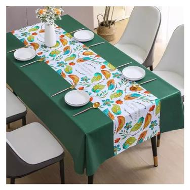 Imagem de Toalha de mesa Deep Dream Toalha de mesa bordada, toalha de mesa de algodão e linho antirrugas, decoração (1.100 x 160 cm)