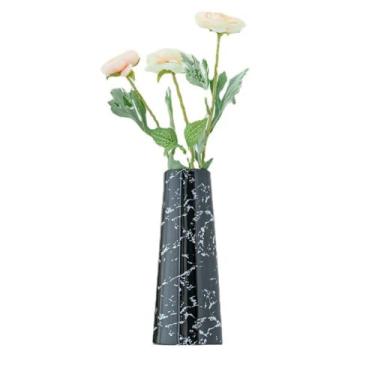 Imagem de Vasos pequenos vasos de cerâmica simples para casa arranjo de flores sala de estar mesa de jantar ornamentos de mesa vaso de mesa (B)