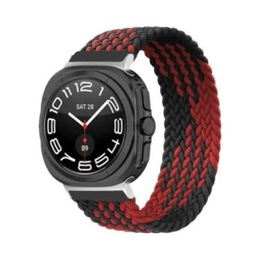 Imagem de Pulseira De Nylon Trançada Solo Loop Para Samsung Galaxy Watch 7 Ultra