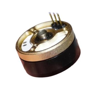 Imagem de POWTAXBJGD Motor de arranque eletrônico DC 12V PTZ 28 mm rotor externo sem escova 330KV rolamento de esferas duplo 4 mm limite de rotação do eixo oco 290 graus (um tipo de motor)