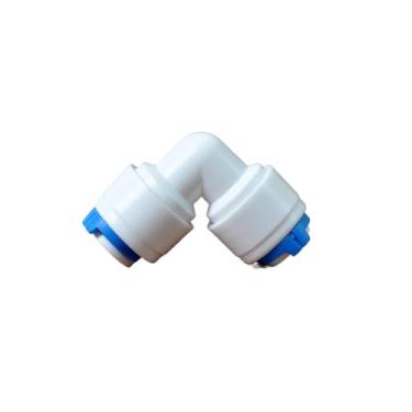 Imagem de Encaixe 1/10.2 cm 6,35 mm tubo OD 90 graus cotovelo POM conector de encaixe rápido para aquário RO filtro de água sistema de osmose reversa