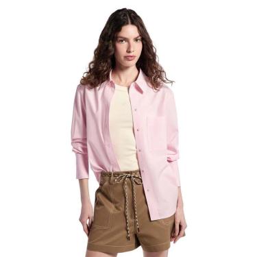 Imagem de Camisa Hering Feminina Manga Longa Em Algodão-Feminino