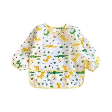 Imagem de Babadores Impermeáveis Para Bebês E Crianças Com Mangas Longas, Aventa