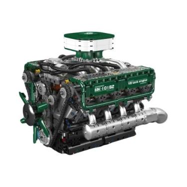 Imagem de Modelo De Carro De Blocos De Montar Motorizado Com Motor Elétrico LSX4