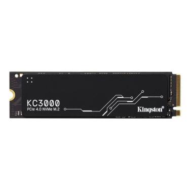 Imagem de SSD Kingston KC3000, 4TB, M.2 2280, PCIe 4.0 x4, NVMe, Leitura: 7000 MB/s, Gravação: 7000 MB/s-Unissex