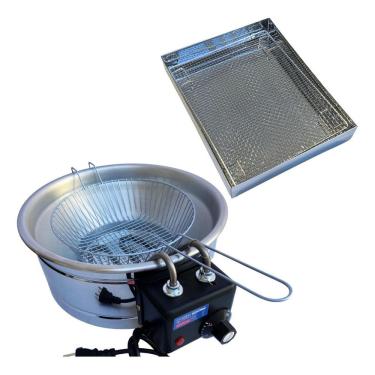 Imagem de Fritadeira Elétrica Industrial Tacho 5L Com Escorredor M 220V