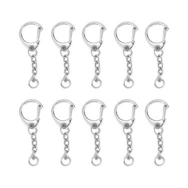 Imagem de Conector Em Forma De C Para Chaveiro Com Fecho Lagosta, 510 Peças, Ace