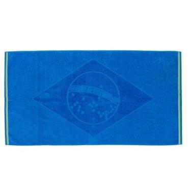 Imagem de Toalha de Banho e Praia Do Brasil Buettner Jacquard Azul - Bouton