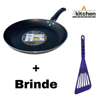 Imagem de Frigideira Antiaderente Teflon Preto Premium n24 + Brinde Cor:Roxo - P