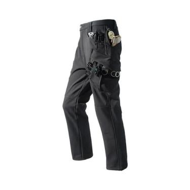 Imagem de Calças Cargo Masculinas De Fleece Softshell Para Outono E Inverno, Ide