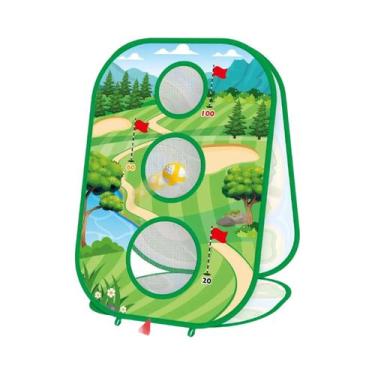 Imagem de Conjunto De Jogos De Golfe Infantil 4 Em 1, Tapete De Prática De Golfe