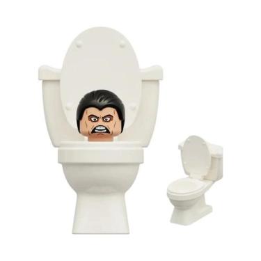 Imagem de Figura Miniatura Skibidi Toilet Man De 4CM Para Meninos, Brinquedo De 