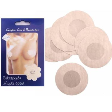 Imagem de Protetor Mamilo Adesivo Tapa Bico Aureola 5 Pares Adesivo