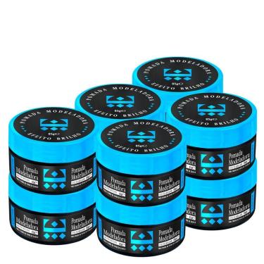 Imagem de Kit 10 Pomada Para Cabelo Efeito Brilho Embaixador 85G