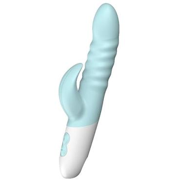 Imagem de Vibrador e Estimulador de Ponto G e Clitóris em Silicone Recarregável USB - Massageador Pessoal Feminino Silencioso