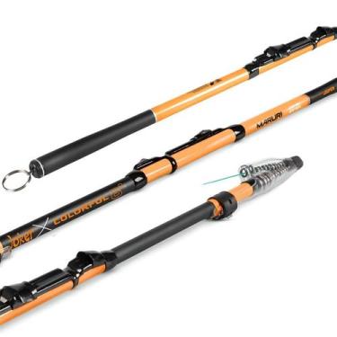 Imagem de Vara Telescópica Joker ColorFul Ultralight Orange 2406 Com Passadores 