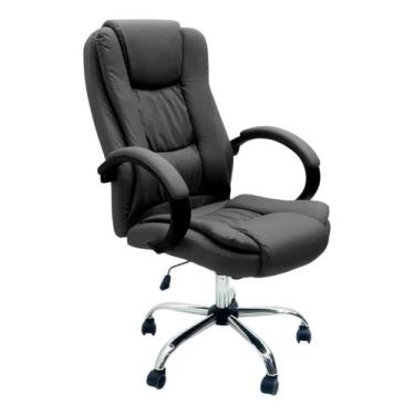 Imagem de Cadeira Escritório Presidente Prime Ergonômica Reclinável - Tech Manda