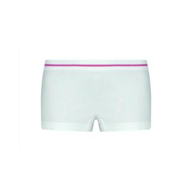 Imagem de Calcinha Lobinha Box Boxer Infantil S/ Costura Lupo, Branco, GG - 12 a