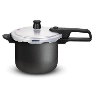 Imagem de Panela de Pressão 4,5L Segura Fechamento Externo Grafite - Rochedo, UN