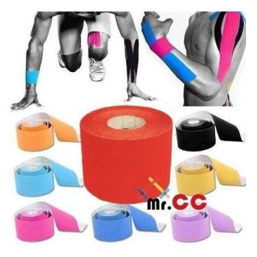 Imagem de 30 Fita Bandagem Adesiva Elástica Kinesio Tape Sport  P/e - Kintape