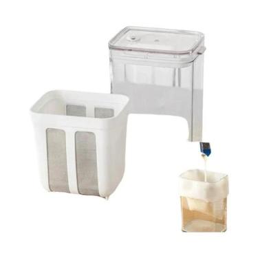 Imagem de Máquina De Iogurte Grego Com Pano Filtrante, Coador De Alimentos, Extr