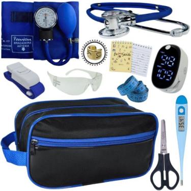 Imagem de Kit Enfermagem Aparelho Pressão Esteto Frete Grátis Promocao - Love Sa