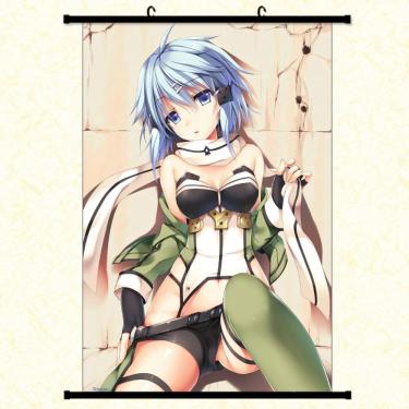 Imagem de Pintura de parede Sword Art Online Sinon 40x60cm Cloth