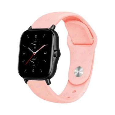 Imagem de Pulseira De Silicone Amazfit 22-20mm Para GTS 4/3/2/2e/GTS2 Mini/GTR 4