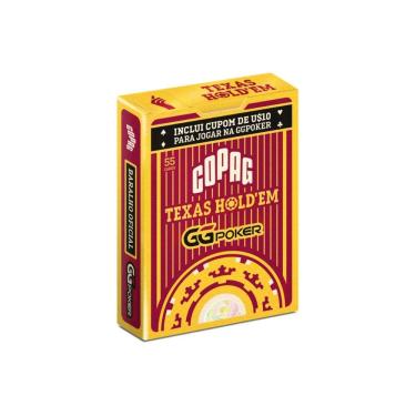 Imagem de Baralho Gg Poker Texas Hold’Em Borgonha Cartas Copag Jogo Poker